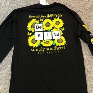 Simply Southern Long-sleeve Sunflower shirt